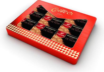 Côte d'Or deluxe geschenkdoos - Mignonnette Noir de Noir chocolade - pure chocolade - origineel chocoladecadeau - 260g