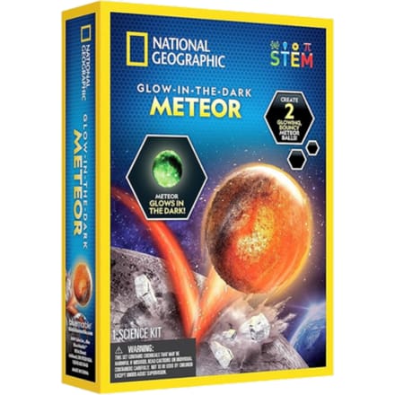 National Geographic Glow In The Dark Meteor Science Kit - Maak 2 stuiterballen