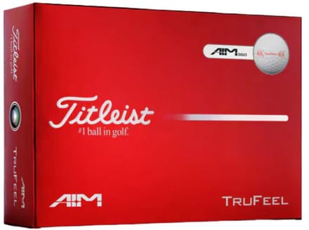 Titleist TruFeel AIM Golfballen Wit 2026