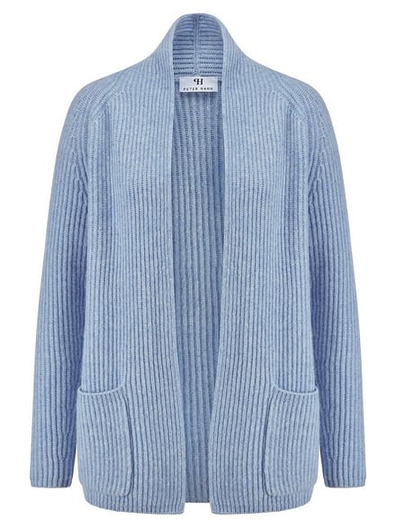 Vest lange raglanmouwen Van Peter Hahn blauw