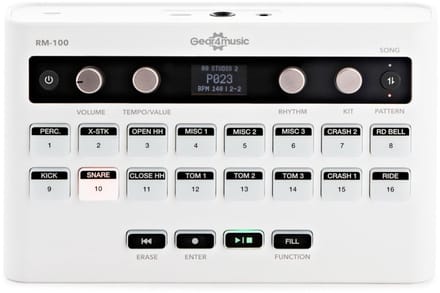 RM-100 ritme- en drummachine van Gear4music, Wit