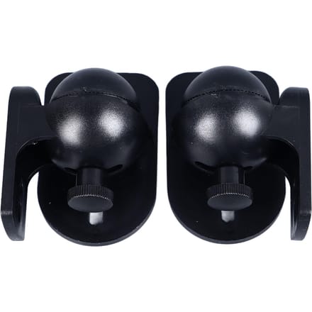 2 Stuks Basisbeugels Kleine Luidspreker Wandmontagebeugel Surround Sound Beugel Houder voor Thuis black