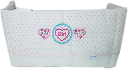 ANEL - bedomrander groot - Girl - met safety vent. - 180x35cm
