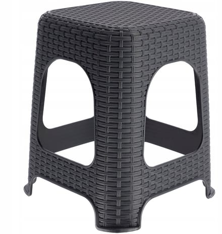 Stevig Antraciet Keukentabouret met Antislip Voeten - Max 120 kg