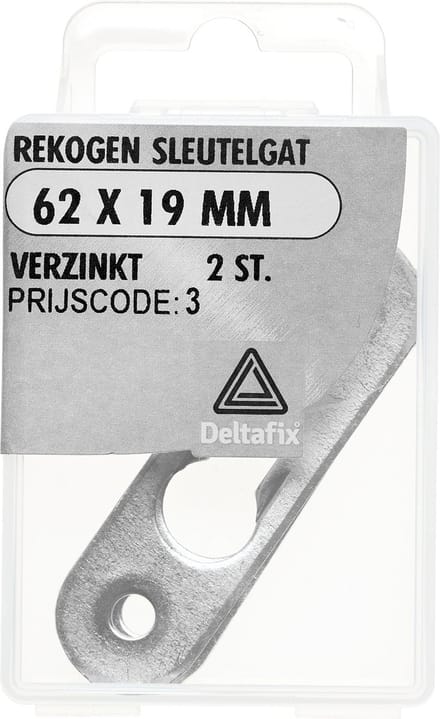 Rekogen sleutelgat 62x19mm vz 2st Deltafix