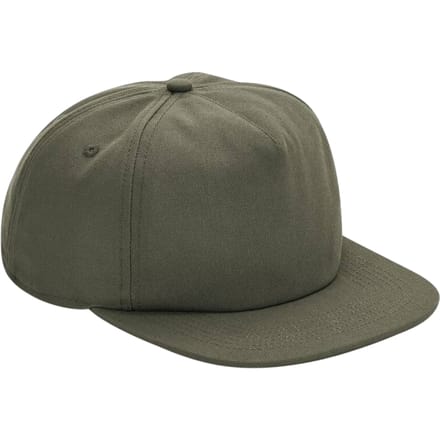 Beechfield 5 Paneel Organic Cotton Unstructured Cap (Olijfgroen)