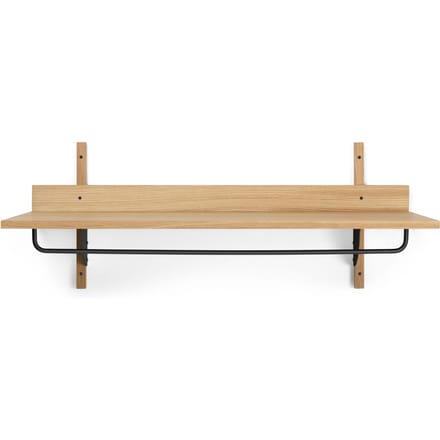 Ferm Living Regal Sector Rack - eiken/messing zwart