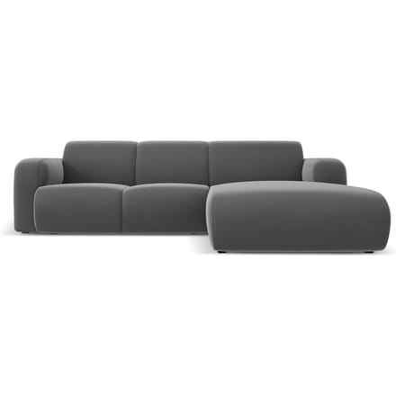 4-zitshoekbank Lola velvet rechts | Windsor & Co
