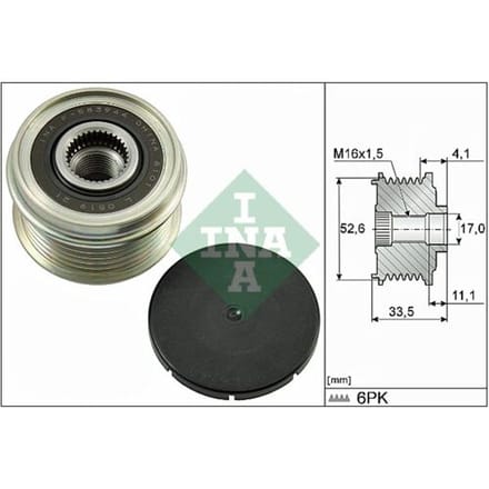 Schaeffler Ina Generator vrijloop INA 535 0025 10