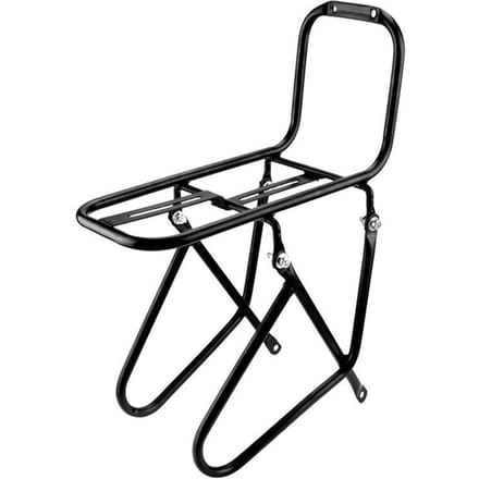 Support avant de vélo vtt, porte-bagages en acier, support de sacoche, capacité de charge jusqu'à 15KG/33lb noir