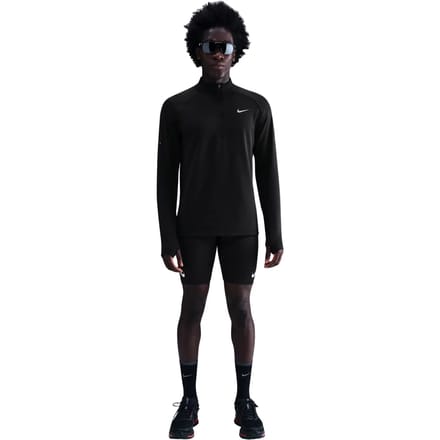 Langarmshirt met halve rits Nike Stride