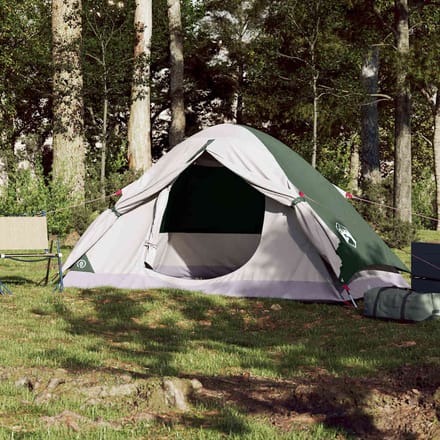 Vidaxl Kampeertent, 2-Pers., Koepelvormig, Groen, Waterdicht