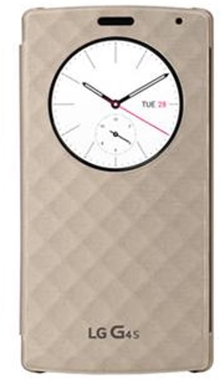 LG CFV-110 mobiele telefoon behuizingen Folioblad Goud