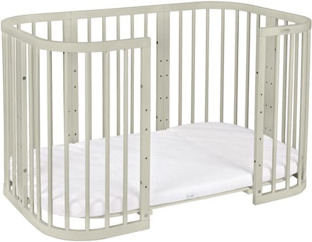 Waldin W2 Combibed 7‑in‑1 - Olive inclusief matras
