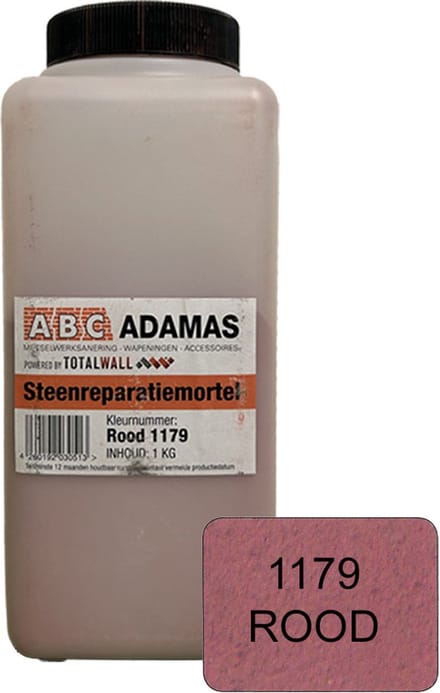 Steen reparatie mortel - Rood (1 kg)