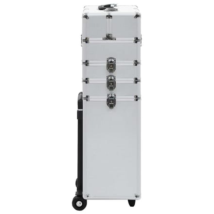 vidaXL - Make-up - trolley - aluminium - zilverkleurig