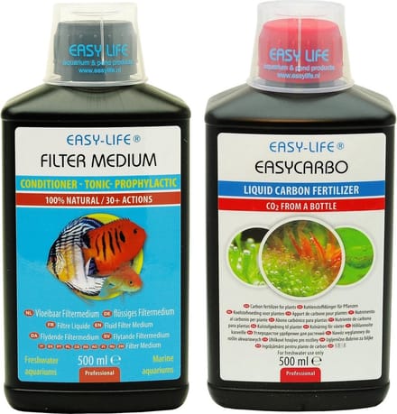 Easy-Life - Filter Medium - Waterverbeteraar + Easy-Life - EasyCarbo - 2x 500 ml