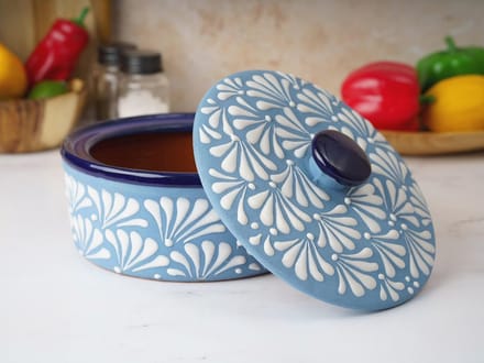 Handgemaakte Keramische Tortilla Warmer voor Perfecte Warmte en Smaakbeleving