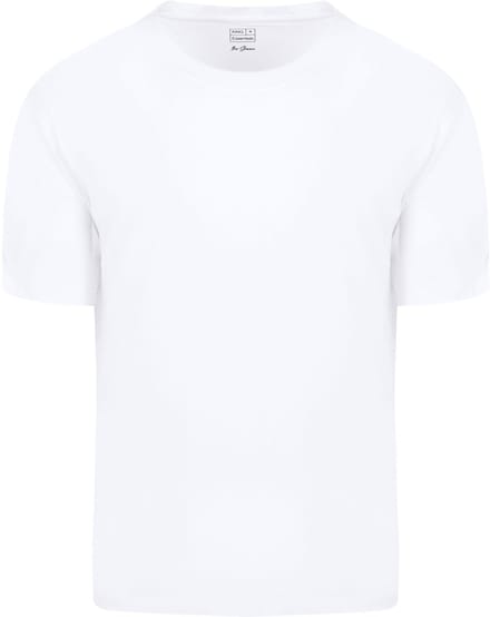 King Essentials The Shawn T-Shirt Wit - Maat S - Heren - Casual T-shirts