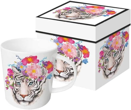Grote Mok Cadeau Set in Luxe Geschenkdoos - Bone China, 360 ml
