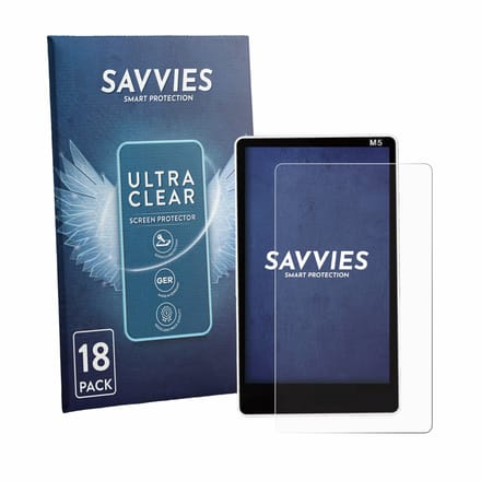 Savvies - Screenprotector voor Acogedo M5 - Folie Beschermfolie transparant 18 Stuks