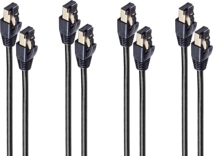 Patchkabel cat 8.1 F/FTP PIMF LSZH schwarz 3,0m--VE4