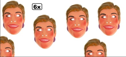 6x Masker Maxima - koningin prinses konings huis maxima