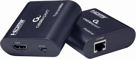 Gembird HDMI Extender Set over CAT6 UTP kabel - 60m - Ethernet - Full HD 1080p, EDID, HDCP en Plug & Play