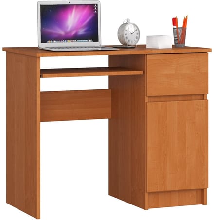 Bureau Rechts PIKSEL / Computerbureau / Computer Tafel / Bureautafel Rechts / Els / 90 x 77 x 50 cm