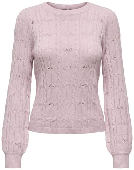 ONLY - ONLKATIA LS STRUCTURE O-NECK PULL CC KNT - Meisjes - Gebreide truien