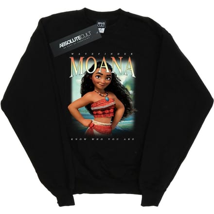 Disney Heren Moana Montage Sweatshirt (Zwart)