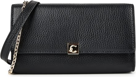 Coccinelle Pansy Portemonnee Leder 20 cm - Dames - noir