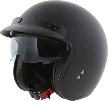 Vito Jet helm Le Mans Special mat zwart XL