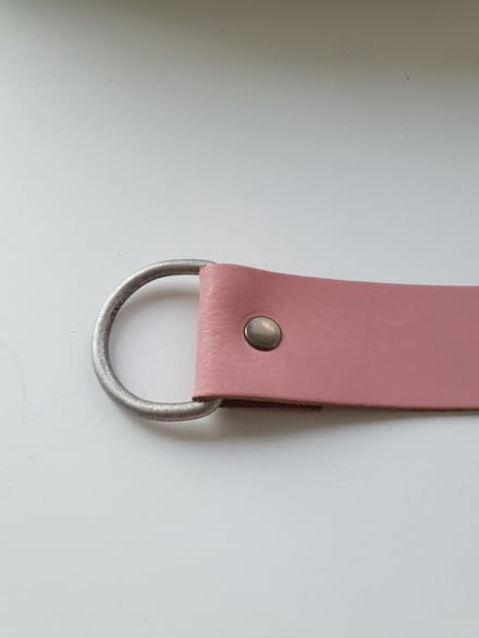 Gordijn embrasse leer3cm oud roze