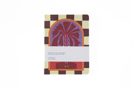 Fabrique - Notitieboek - A5 - Gelinieerd - Geruit palm