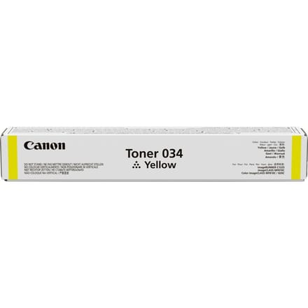 Canon 034 toner cartridge geel (origineel)