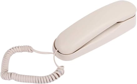 Vaste Telefoon Beige voor Hotel en Thuisgebruik Muurmontage