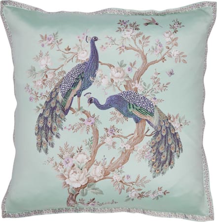 Laura Ashley - Belvedere Sierkussen - Dieren - 50x50cm - Groen