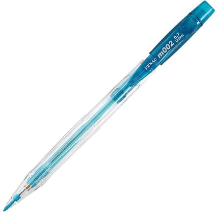 Penac M002 - Mechanical Pencil - Transparant Blauw - 0.7 mm - Vulpotlood