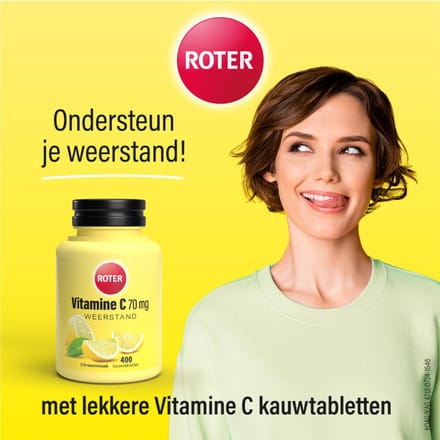 Roter Vitamine C 70 mg - 3 x 400 kauwtabletten - Voordeelverpakking