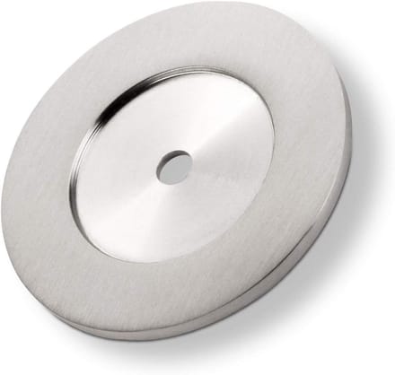 Onderlegger Deurstoppers - Bevestiging Plaat - Muur Beschermen - Echt Roestvrij Staal - 52 mm Diameter - Zilver
