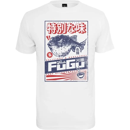 Mister Tee - Fugu Heren Tshirt - L - Wit