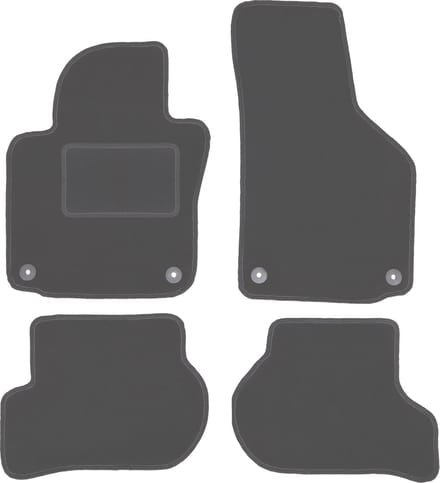 Automatten van grafiet voor: Volkswagen Golf VI hatchback, variant, stationwagen (2009-2013)
