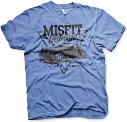 Misfit Garage Heren Tshirt -XL- Since 2014 Blauw