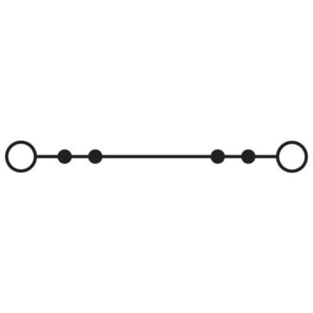 Phoenix Contact 3072817 Doorgangsklem 8.2 mm Schroeven Grijs 50 stuk(s)