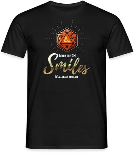Dungeons And Dragons When Dungeon Master Smiles T-Shirt Heren