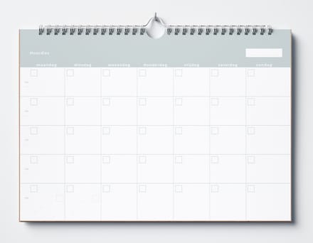 Huurdies Planner - 18 maanden - Tijdloos - A4+
