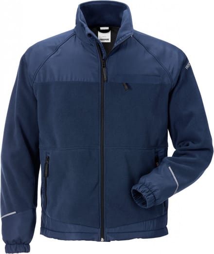 Fristads Winddicht Fleecejack 4411 Fle - Donker marineblauw - XL