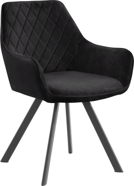 Olga-Fauteuil 1pk Zwart