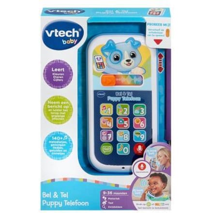 Vtech Bel & Leer Puppytelefoon Interactief speelgoed
